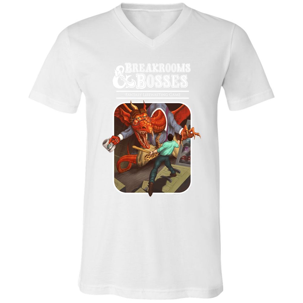 Unisex V-Neck T-Shirt - E9ASHW55 - White - 5