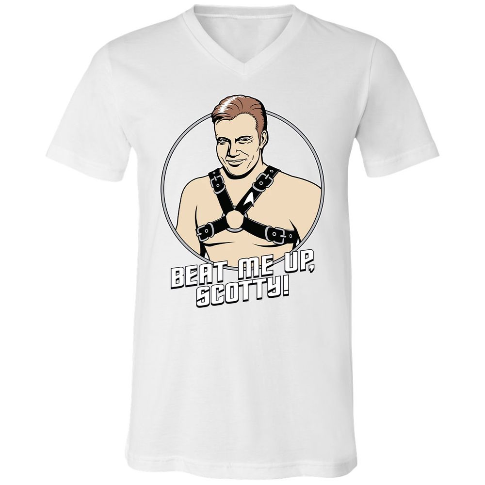 Unisex V-Neck T-Shirt - HBNGHY1G - White - 5