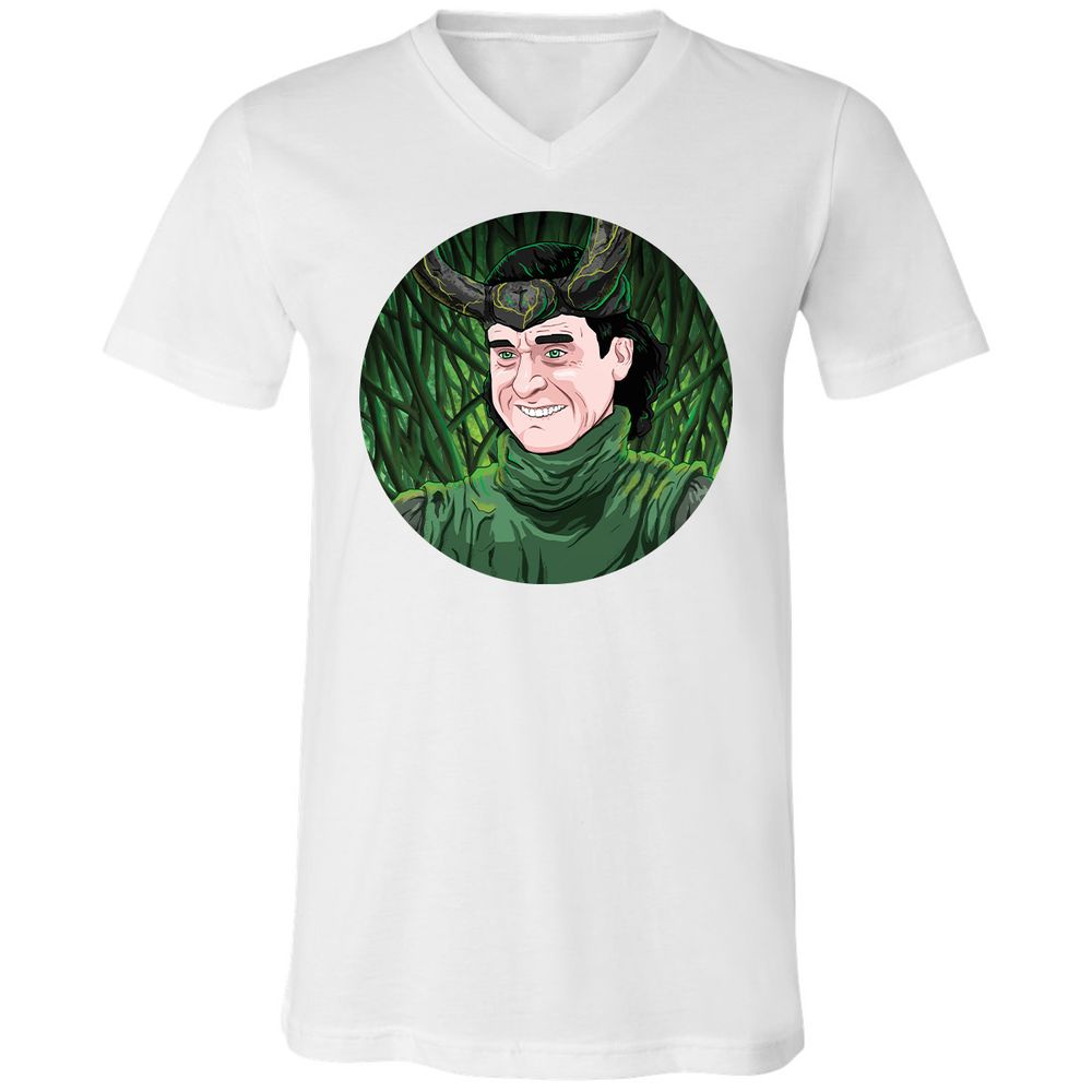 Unisex V-Neck T-Shirt - SSHEWGNP - White - 5