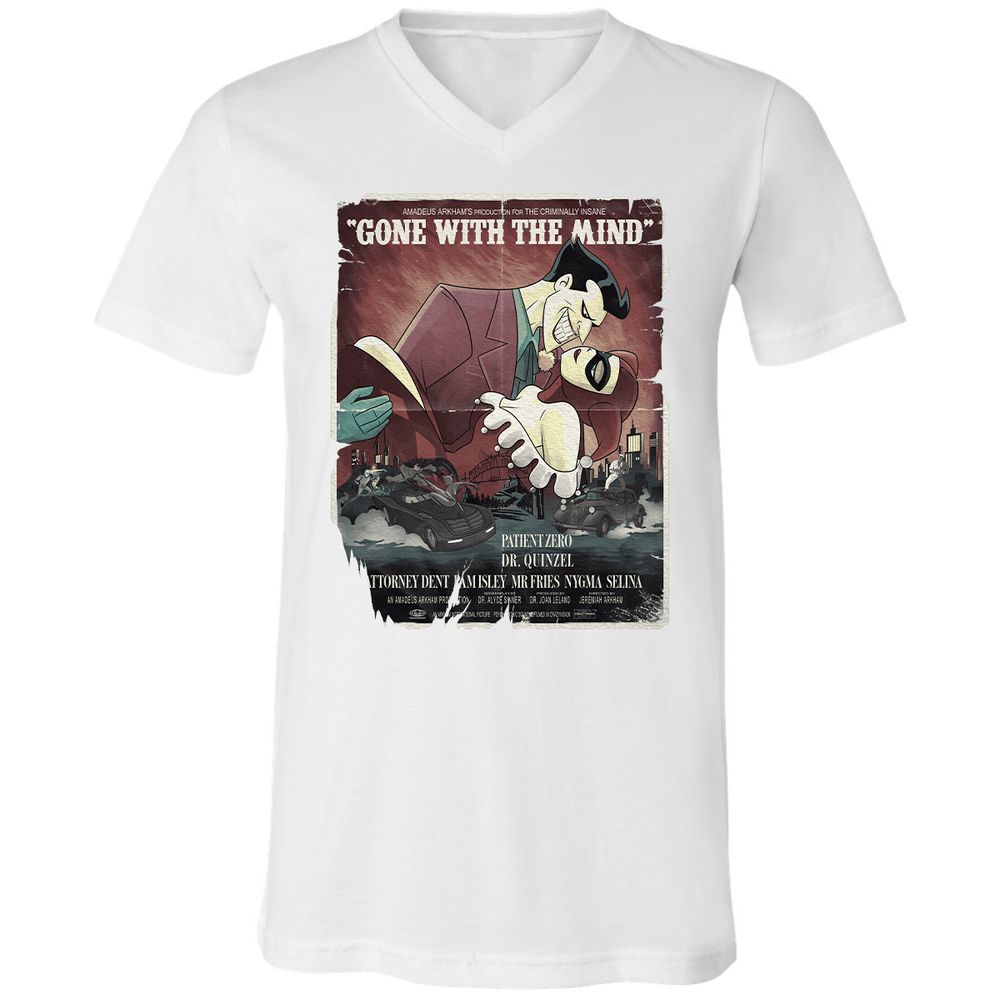 Unisex V-Neck T-Shirt - 7WCQK8PQ - White - 5