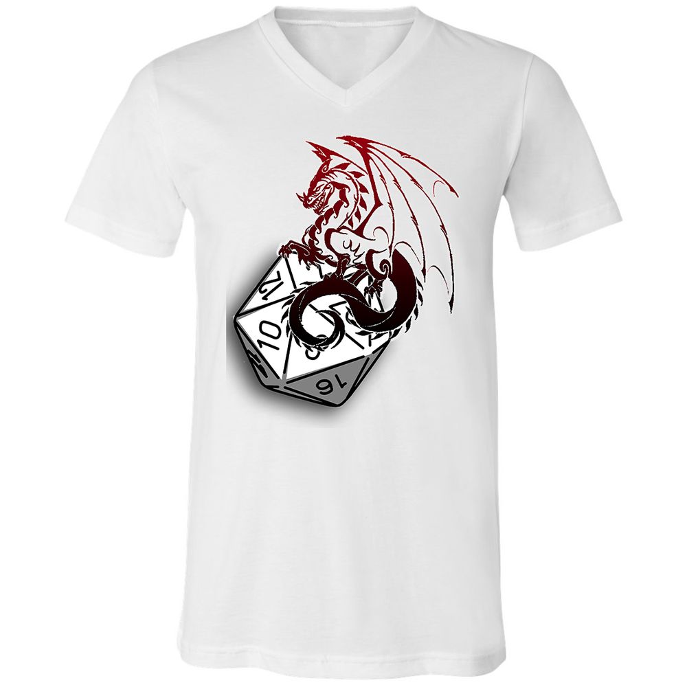 Unisex V-Neck T-Shirt - HLPEL2CV - White - 5