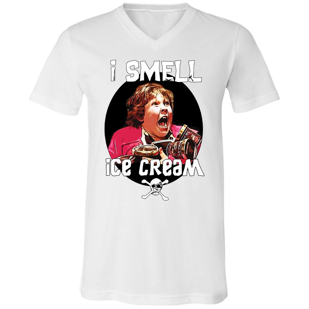 Unisex V-Neck T-Shirt - W488UG2D - White - 5