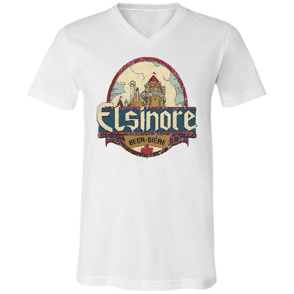 Unisex V-Neck T-Shirt - YF3AZGDX - White - 5