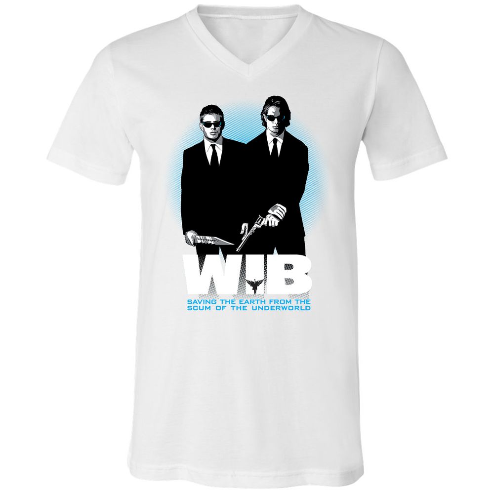 Unisex V-Neck T-Shirt - S97MDDT4 - White - 5