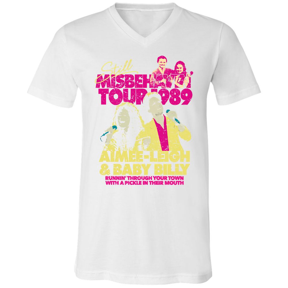 Unisex V-Neck T-Shirt - S1R1LEF7 - White - 5