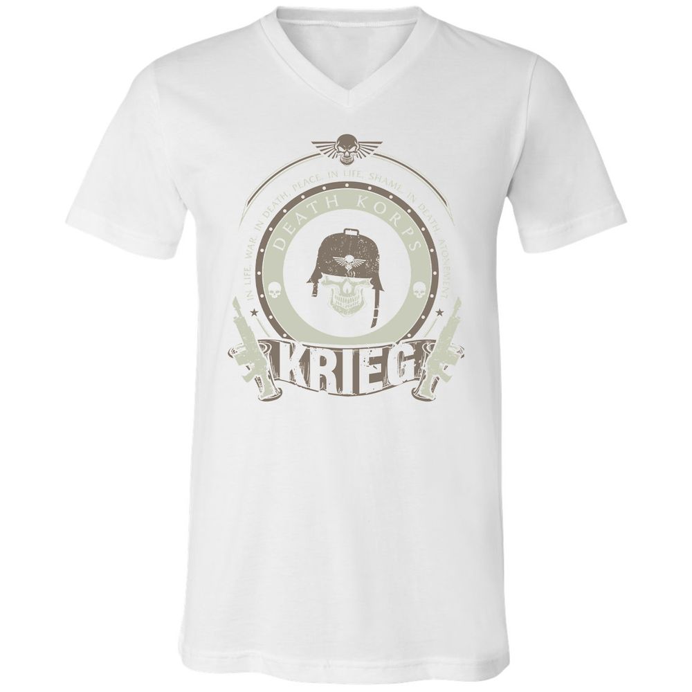 Unisex V-Neck T-Shirt - 9SHQZC1C - White - 5