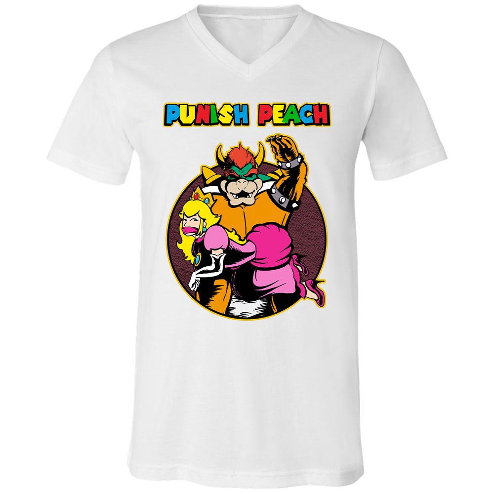 Unisex V-Neck T-Shirt - UPGXB19J - White - 5