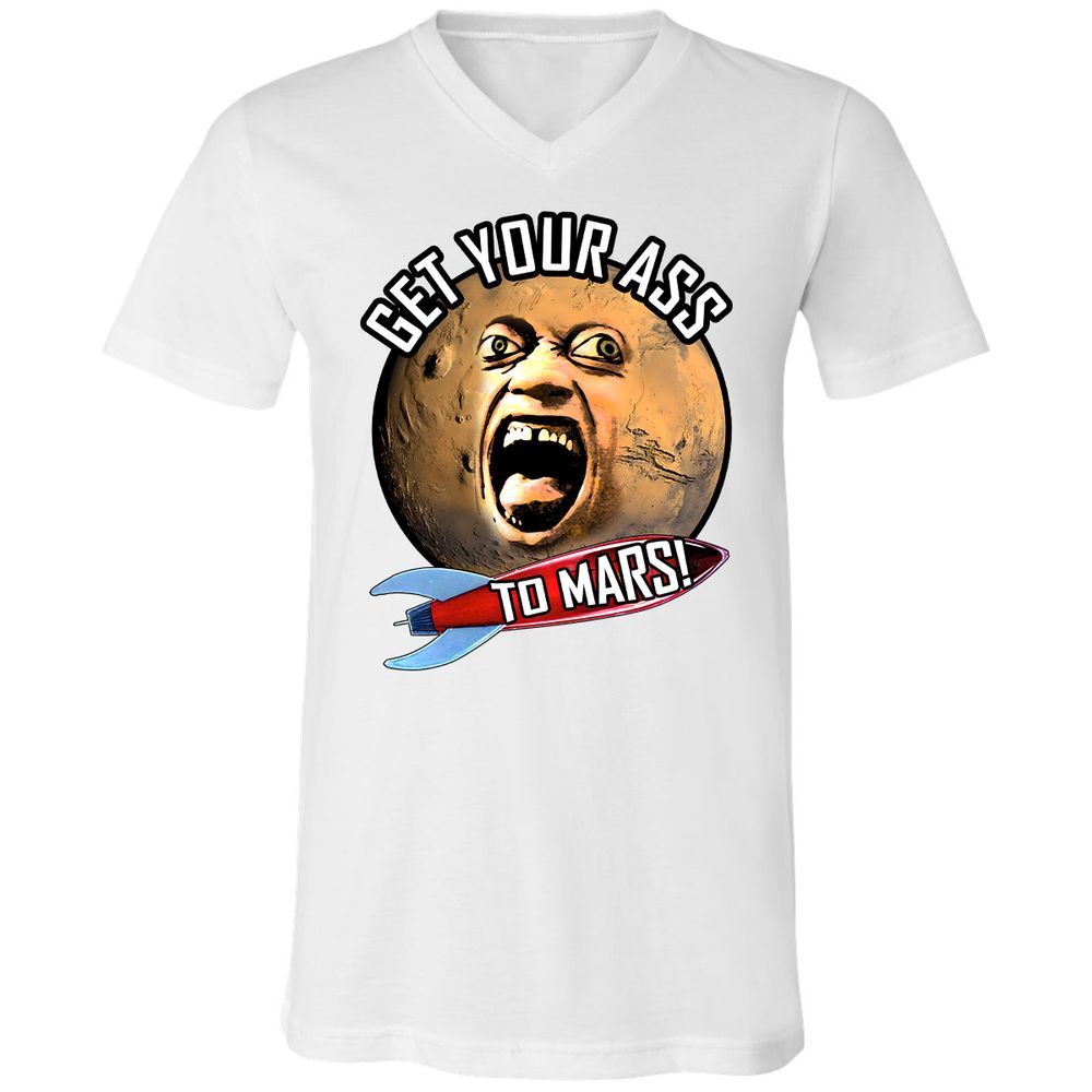 Unisex V-Neck T-Shirt - E82U1GUC - White - 5
