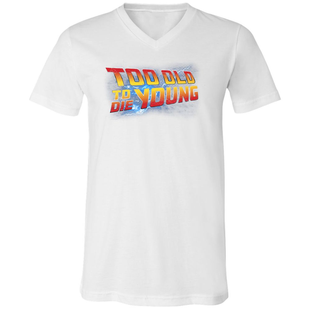 Unisex V-Neck T-Shirt - ZRA4BNRY - White - 5