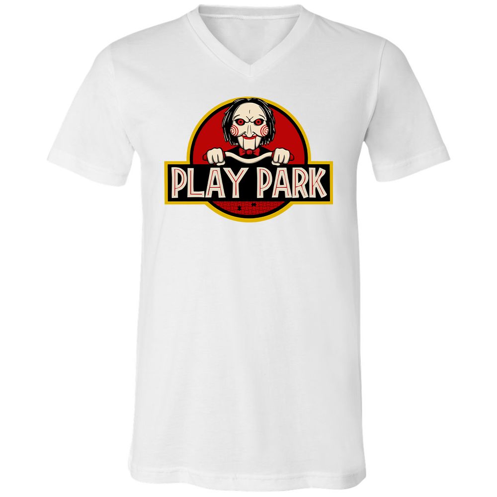 Unisex V-Neck T-Shirt - FEU412DD - White - 5