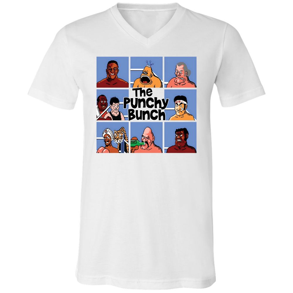 Unisex V-Neck T-Shirt - JAJGFXZY - White - 5