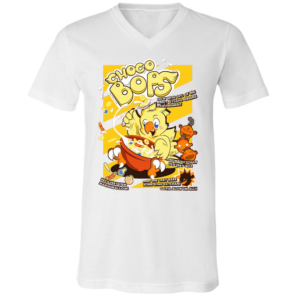 Unisex V-Neck T-Shirt - T949KV4V - White - 5