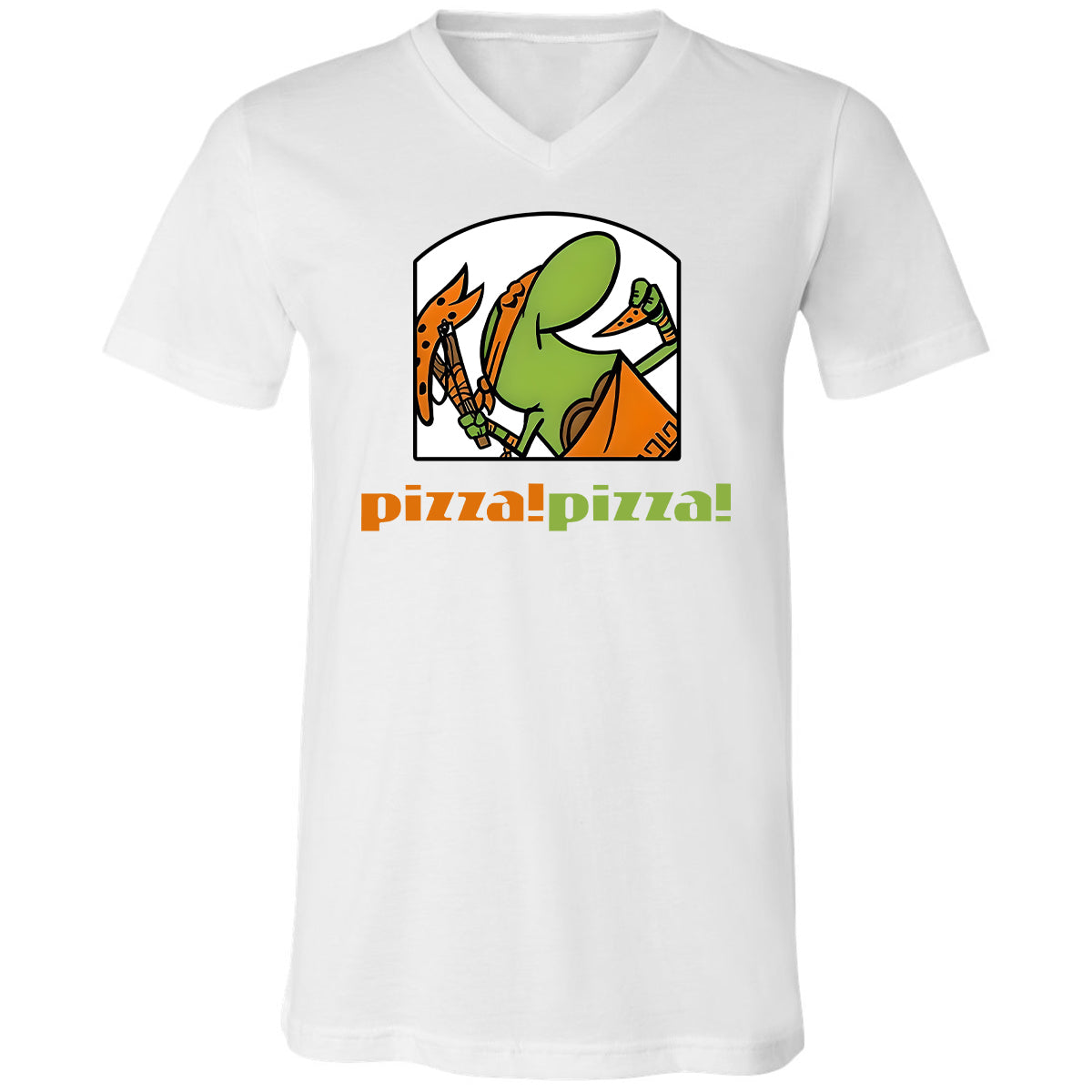 Unisex V-Neck T-Shirt - 4CGK8SSF - White - 5