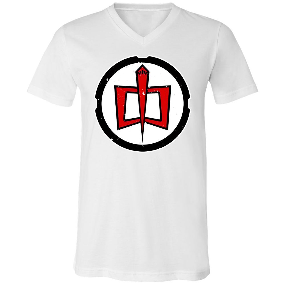 Unisex V-Neck T-Shirt - CHRFW4D6 - White - 5