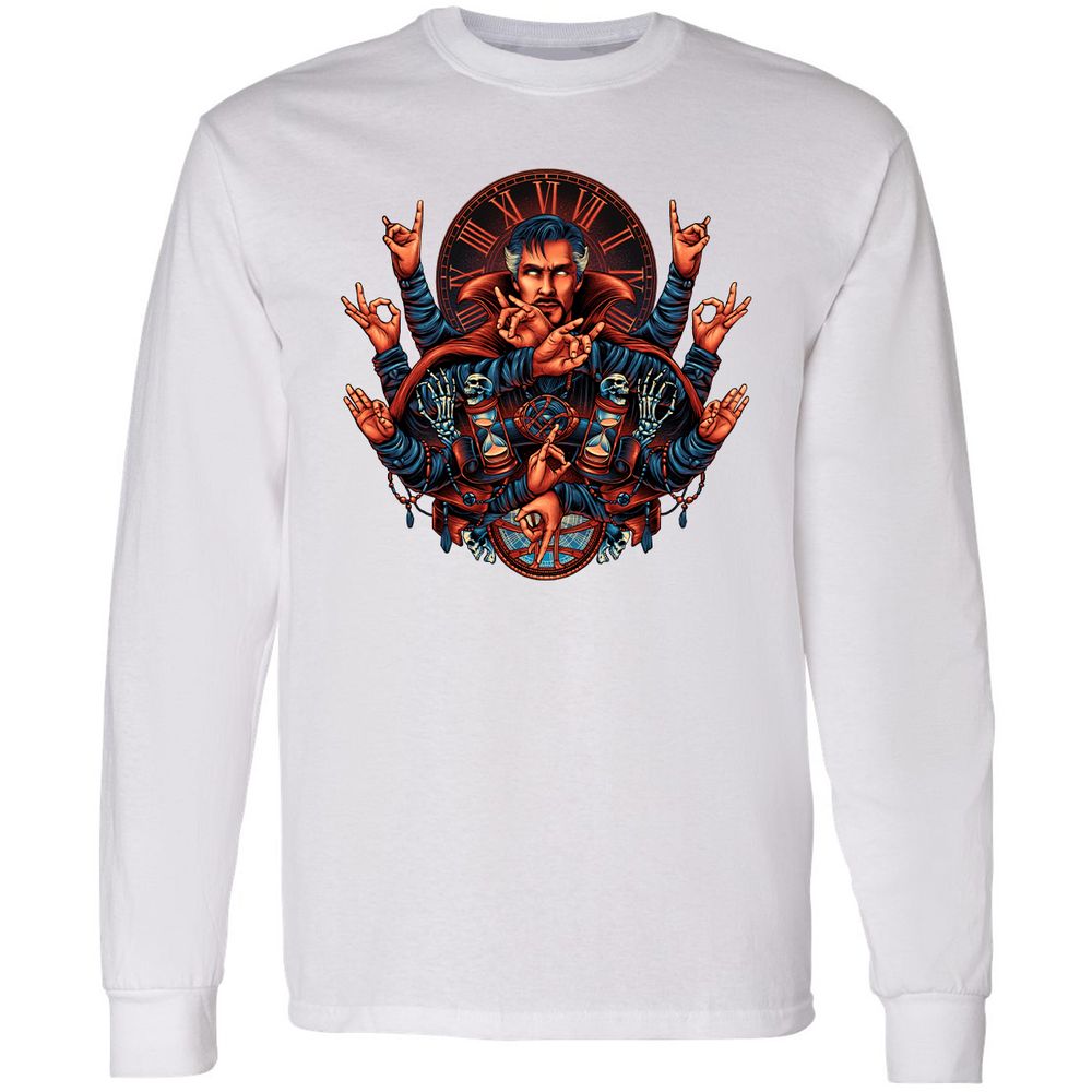 Long Sleeve T-Shirt - DHNABUEM - White - 5