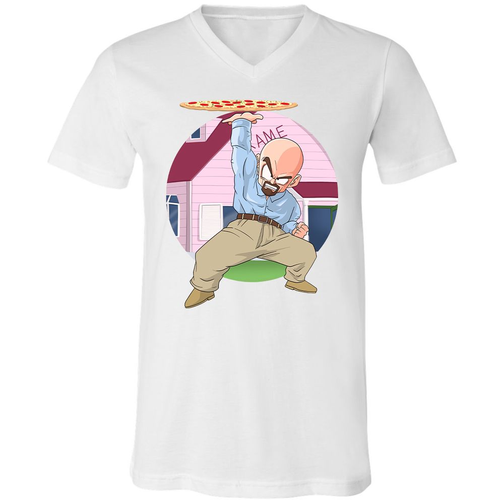 Unisex V-Neck T-Shirt - Z32ADK3X - White - 5