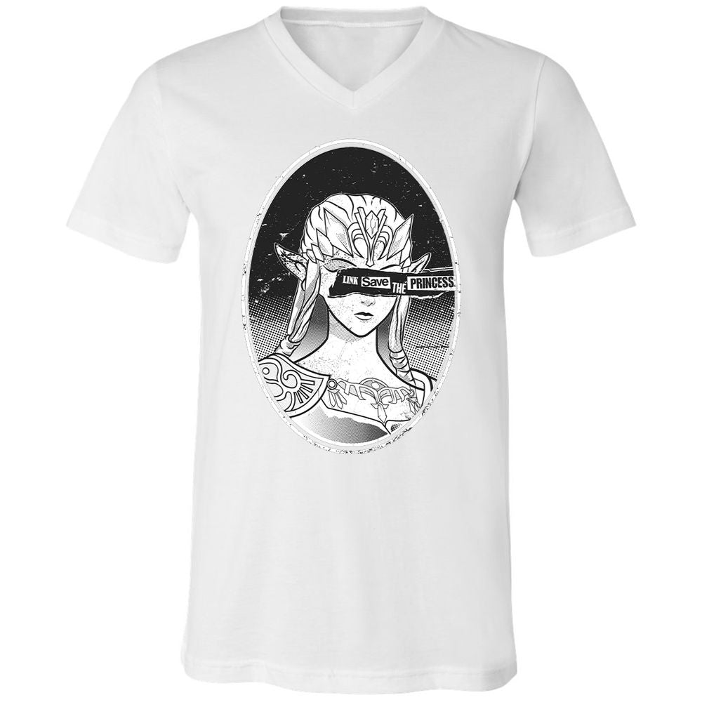 Unisex V-Neck T-Shirt - 6STSNA1M - White - 5