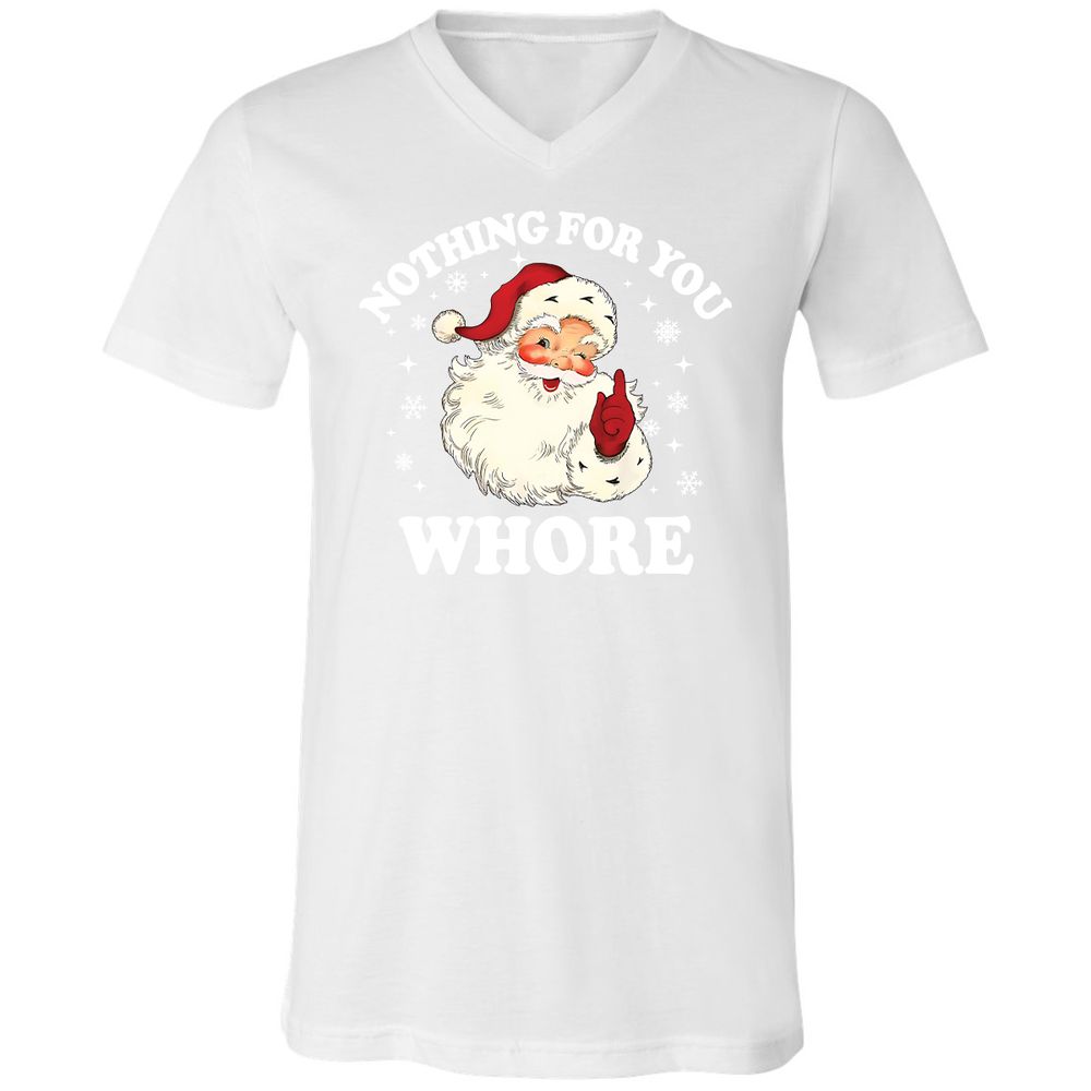 Nothing For You Whore Santa - White - 5