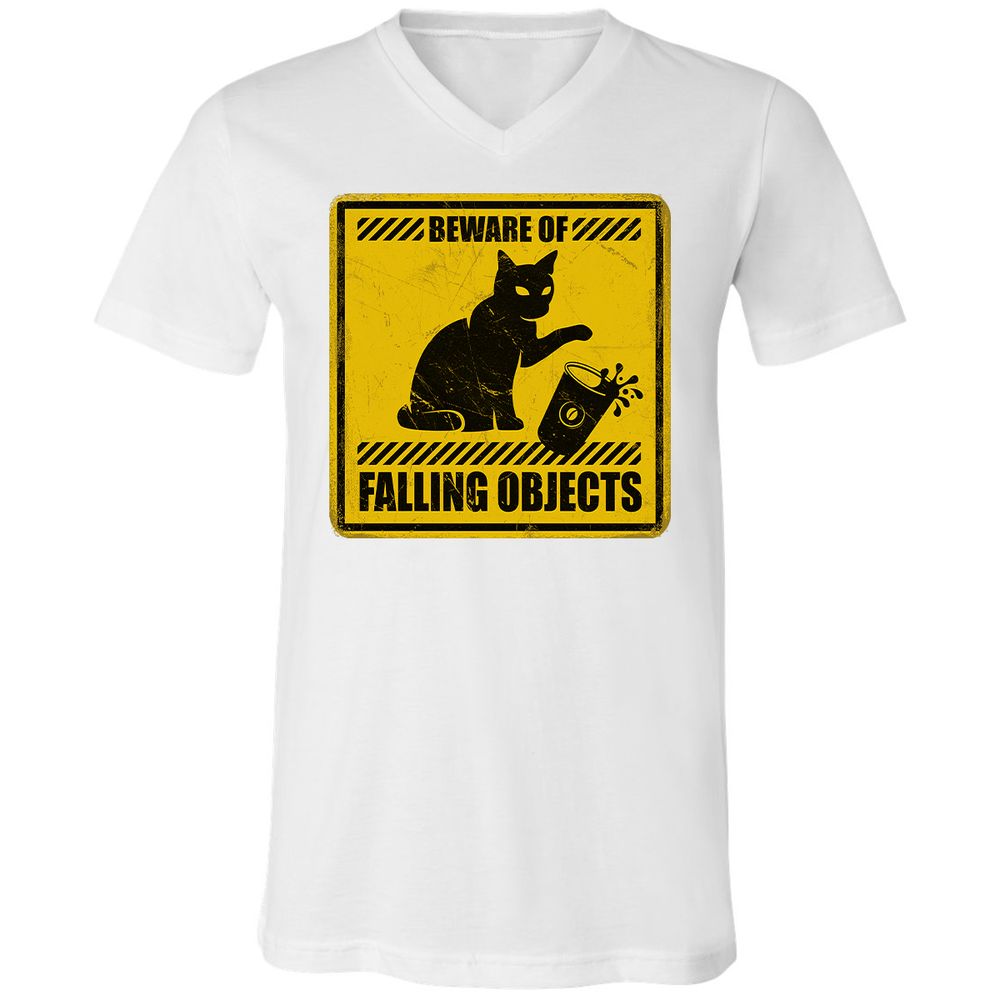 Unisex V-Neck T-Shirt - RV85QVSU - White - 5