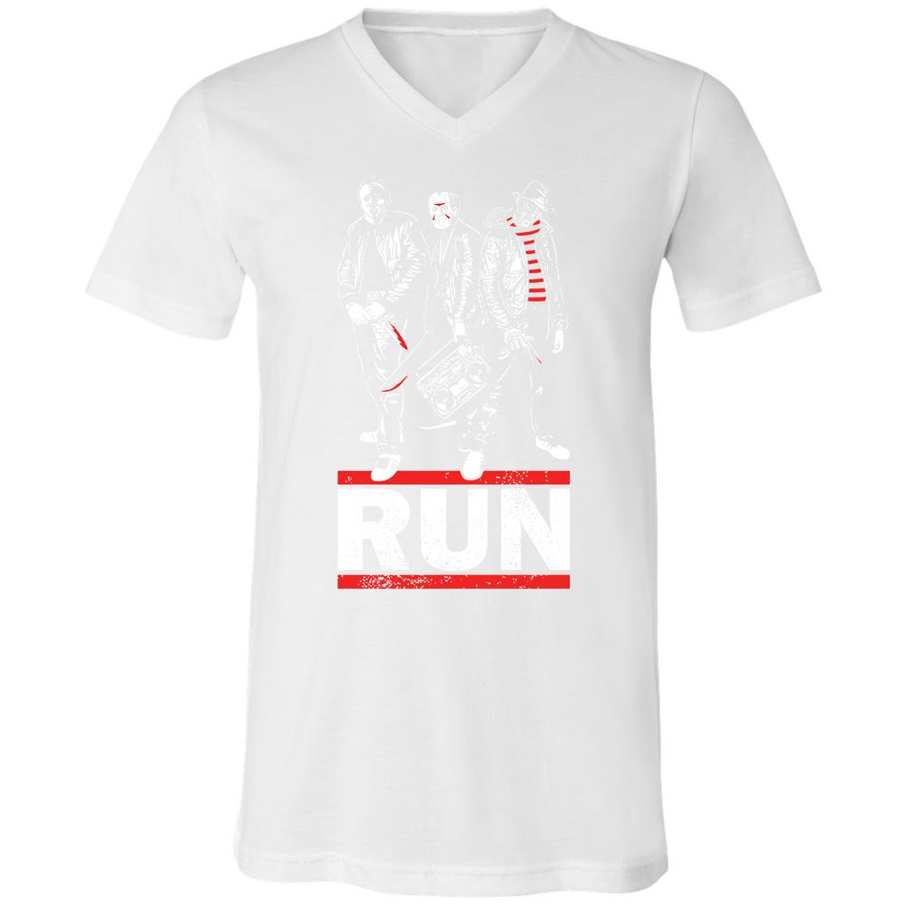 Unisex V-Neck T-Shirt - WPXJQB6R - White - 5