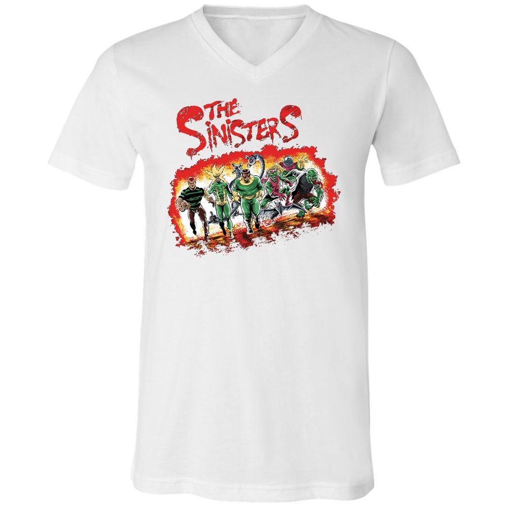 Unisex V-Neck T-Shirt - 3PXC7BVT - White - 5