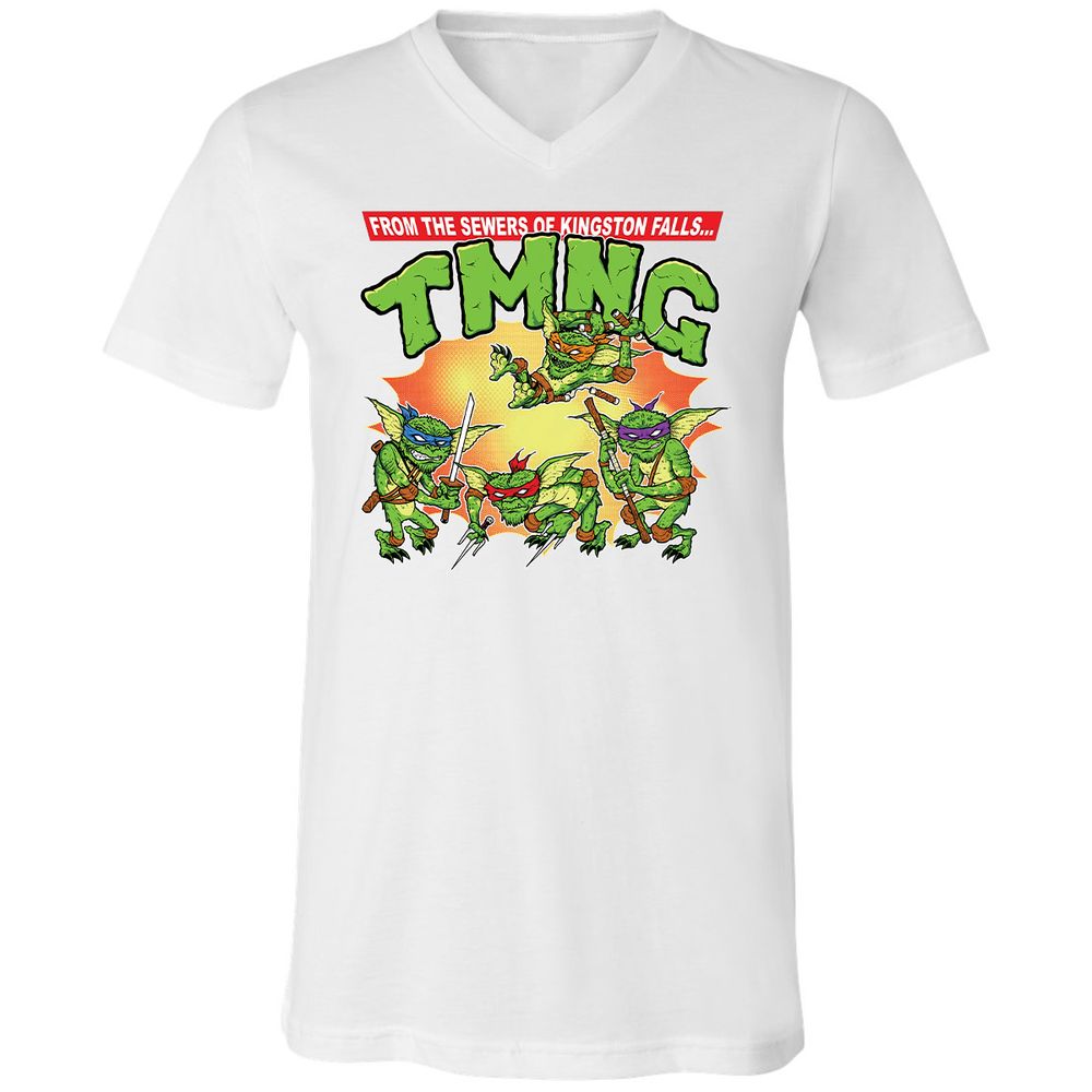 Unisex V-Neck T-Shirt - ET3QETBT - White - 5