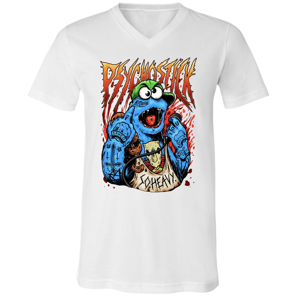 Unisex V-Neck T-Shirt - RSEAASQ5 - White - 5
