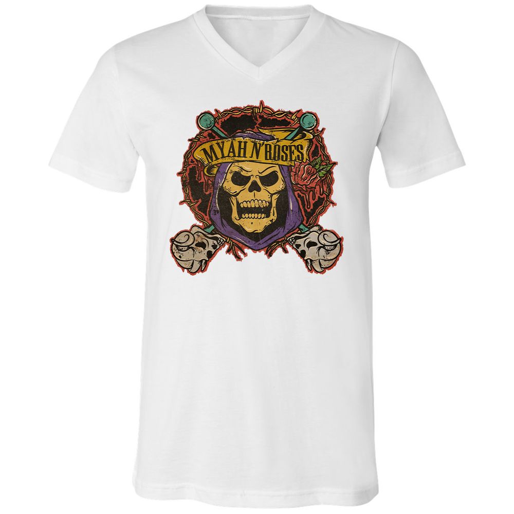 Unisex V-Neck T-Shirt - 2N8V84BP - White - 5