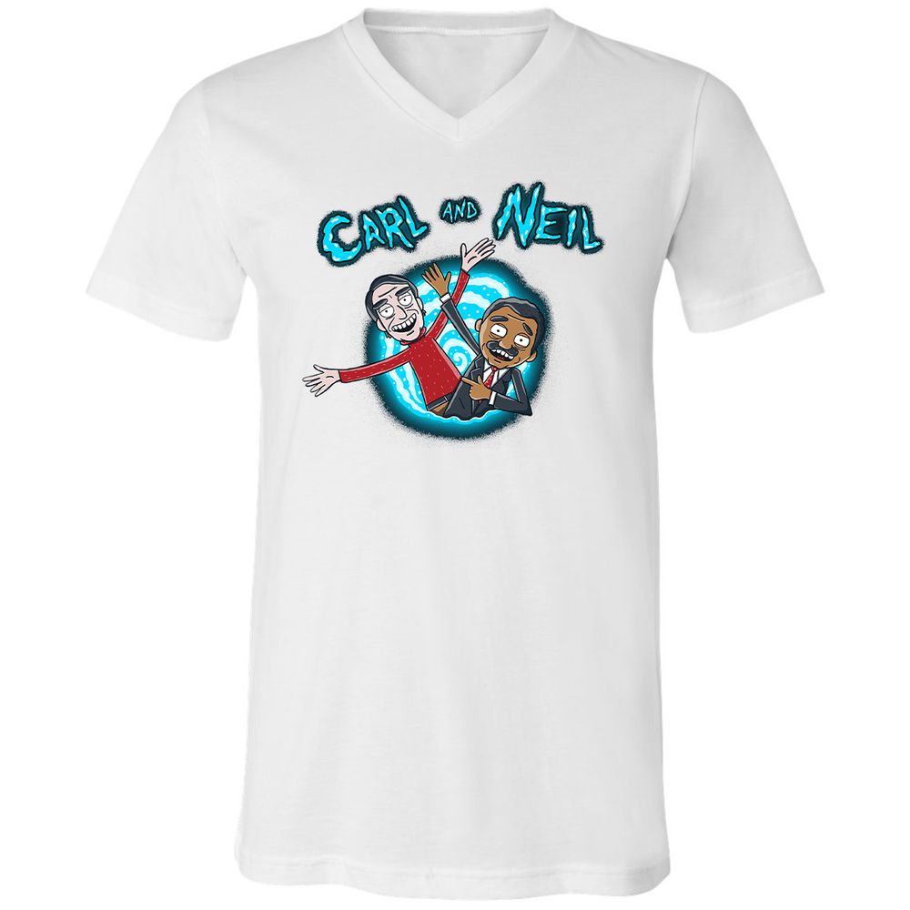 Unisex V-Neck T-Shirt - 6GF2NGBS - White - 5