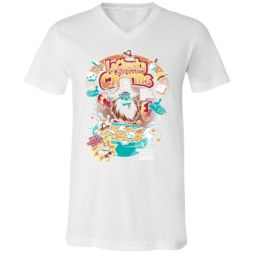 Unisex V-Neck T-Shirt - 8K6ZZV6G - White - 5