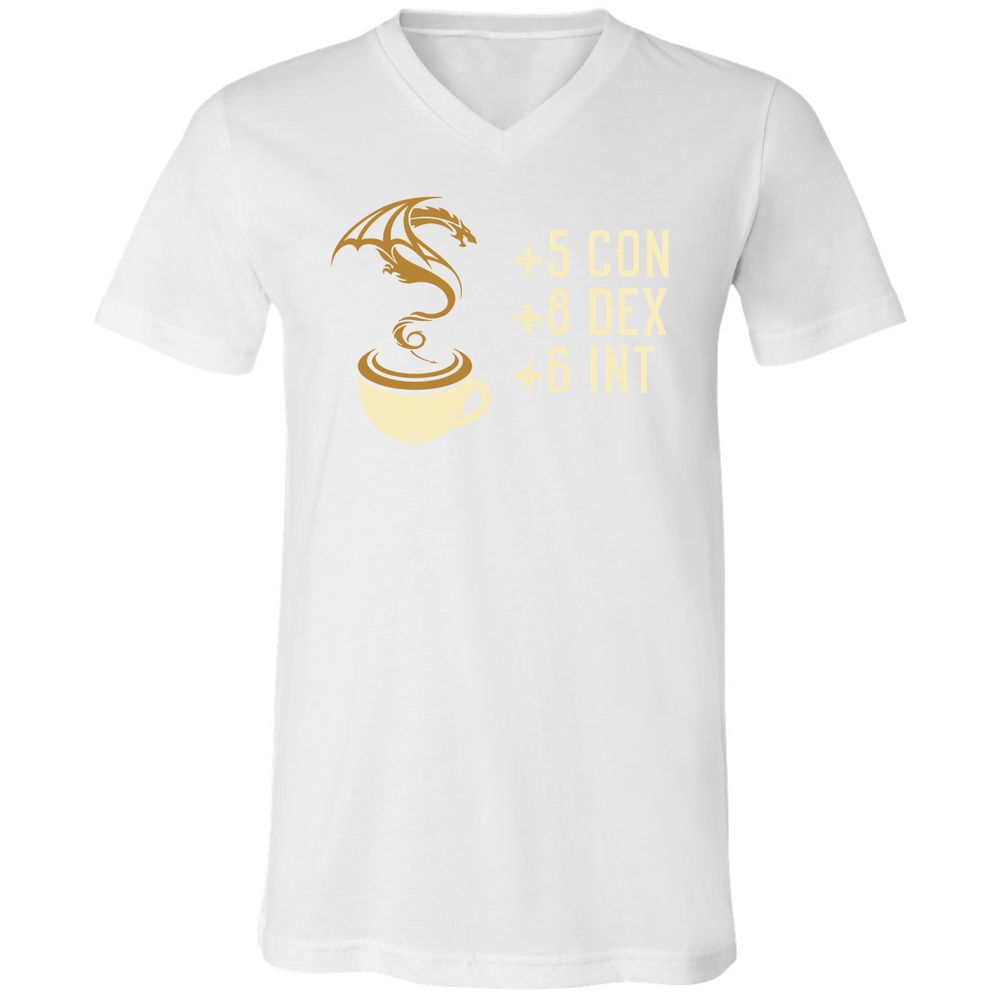 Unisex V-Neck T-Shirt - WR7UDQQS - White - 5