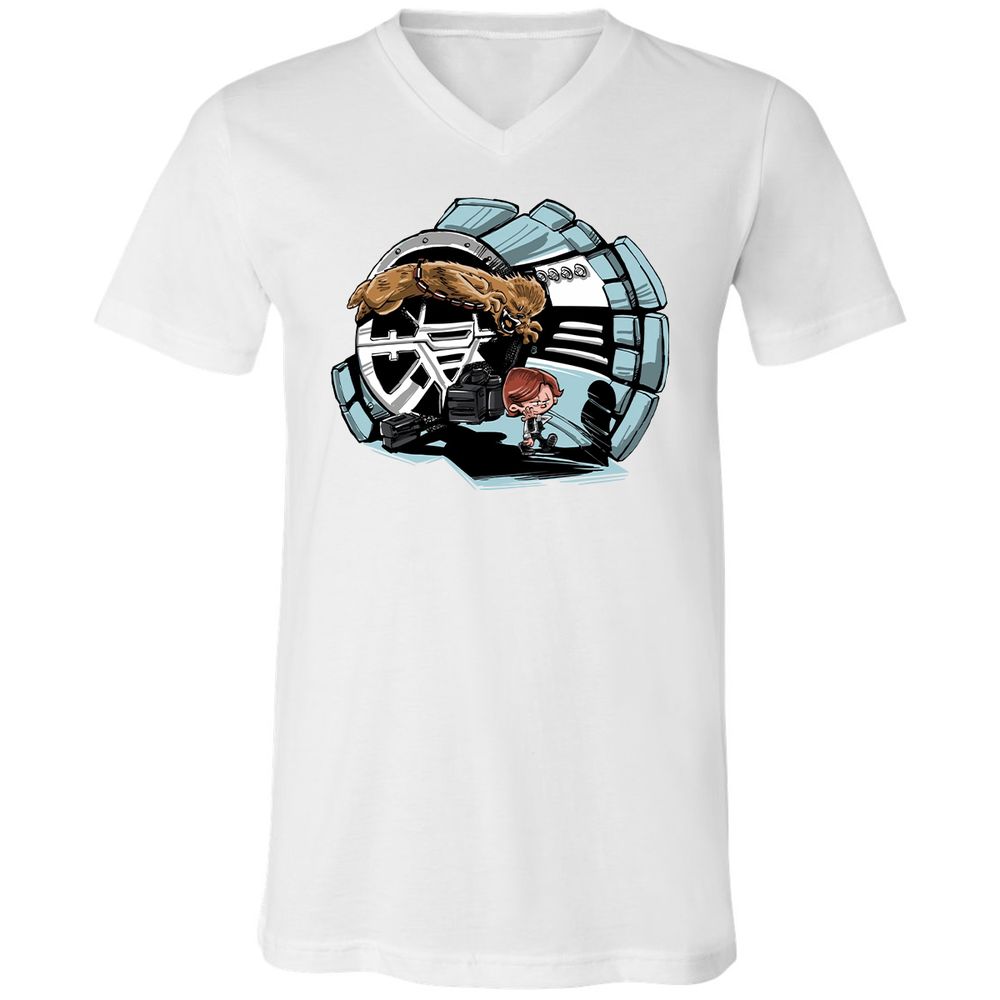Unisex V-Neck T-Shirt - LMX1D951 - White - 5