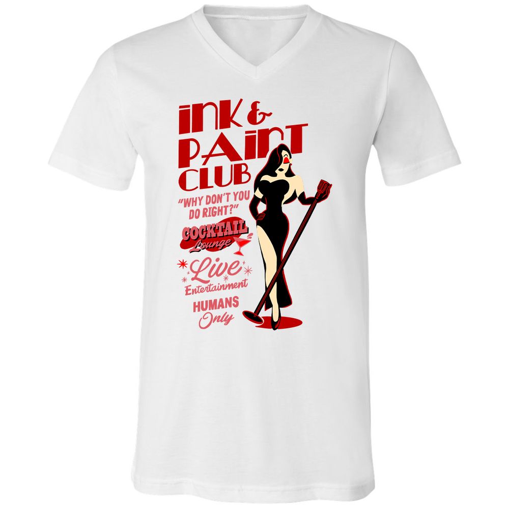 Unisex V-Neck T-Shirt - 3X1G26ZN - White - 5