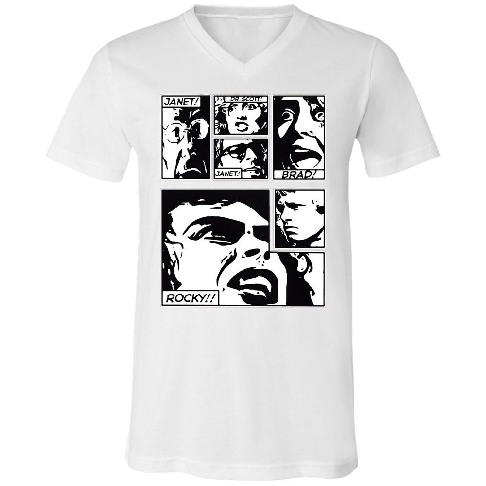 Unisex V-Neck T-Shirt - MD1X9P14 - White - 5