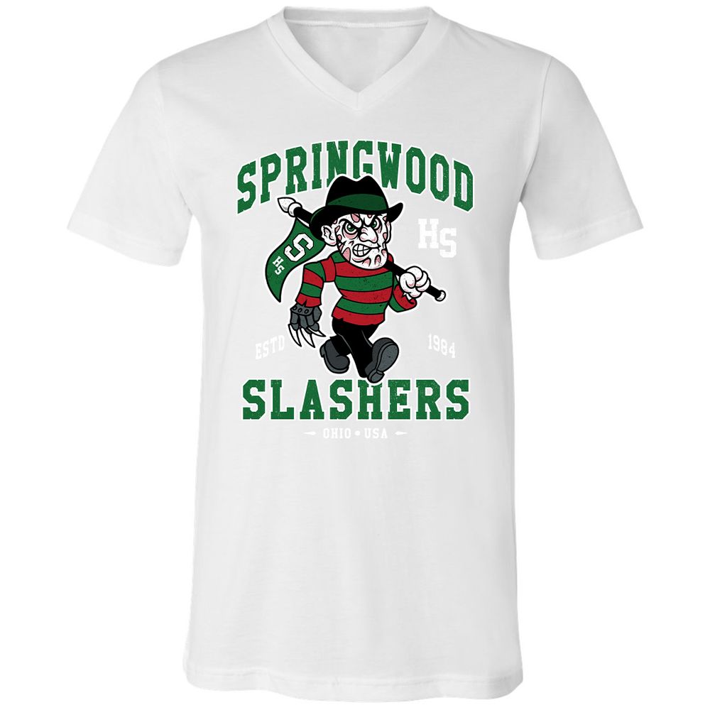 Unisex V-Neck T-Shirt - PNNKP9X3 - White - 5