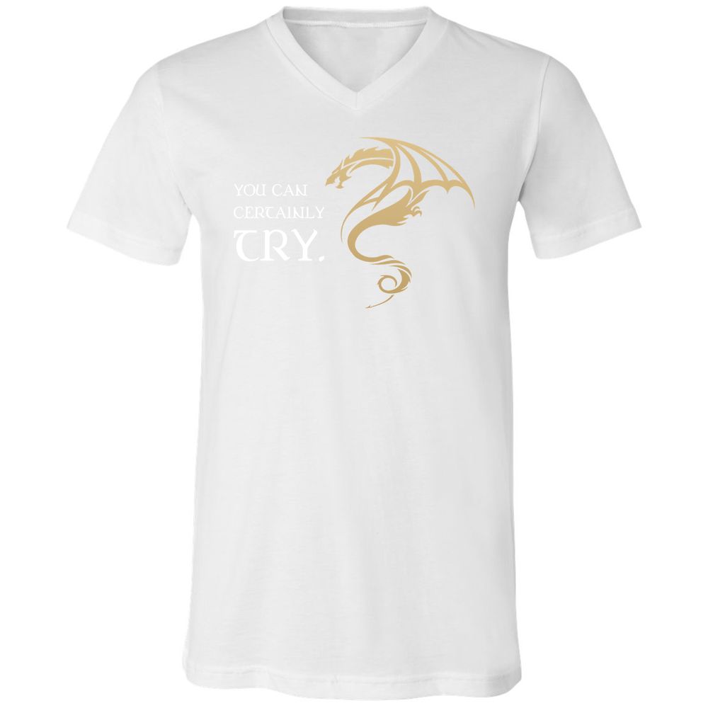 Unisex V-Neck T-Shirt - MXBFPMEJ - White - 5