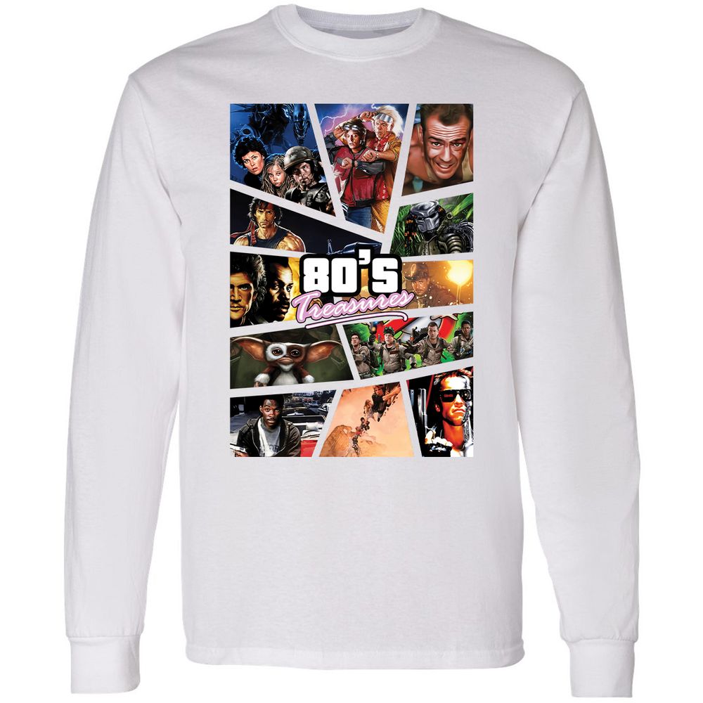 Long Sleeve T-Shirt - V1UA9A2R - White - 5