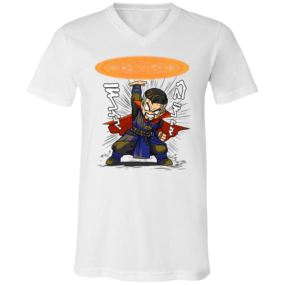 Unisex V-Neck T-Shirt - DJU65KW1 - White - 5