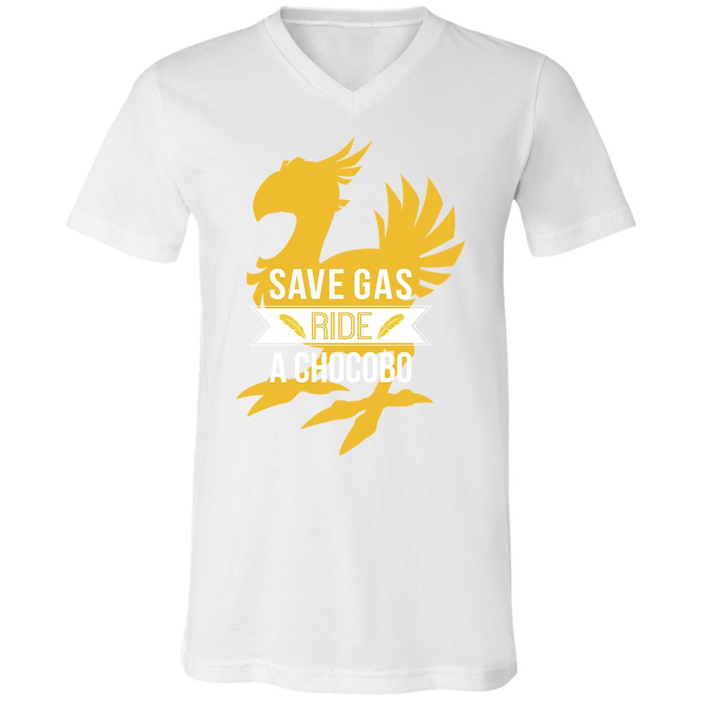 Unisex V-Neck T-Shirt - 7GPKDMGA - White - 5