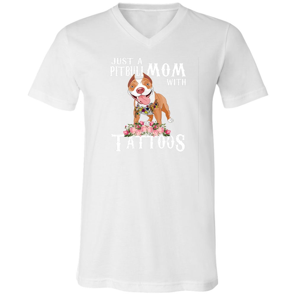 Unisex V-Neck T-Shirt - NPU6C6TL - White - 5
