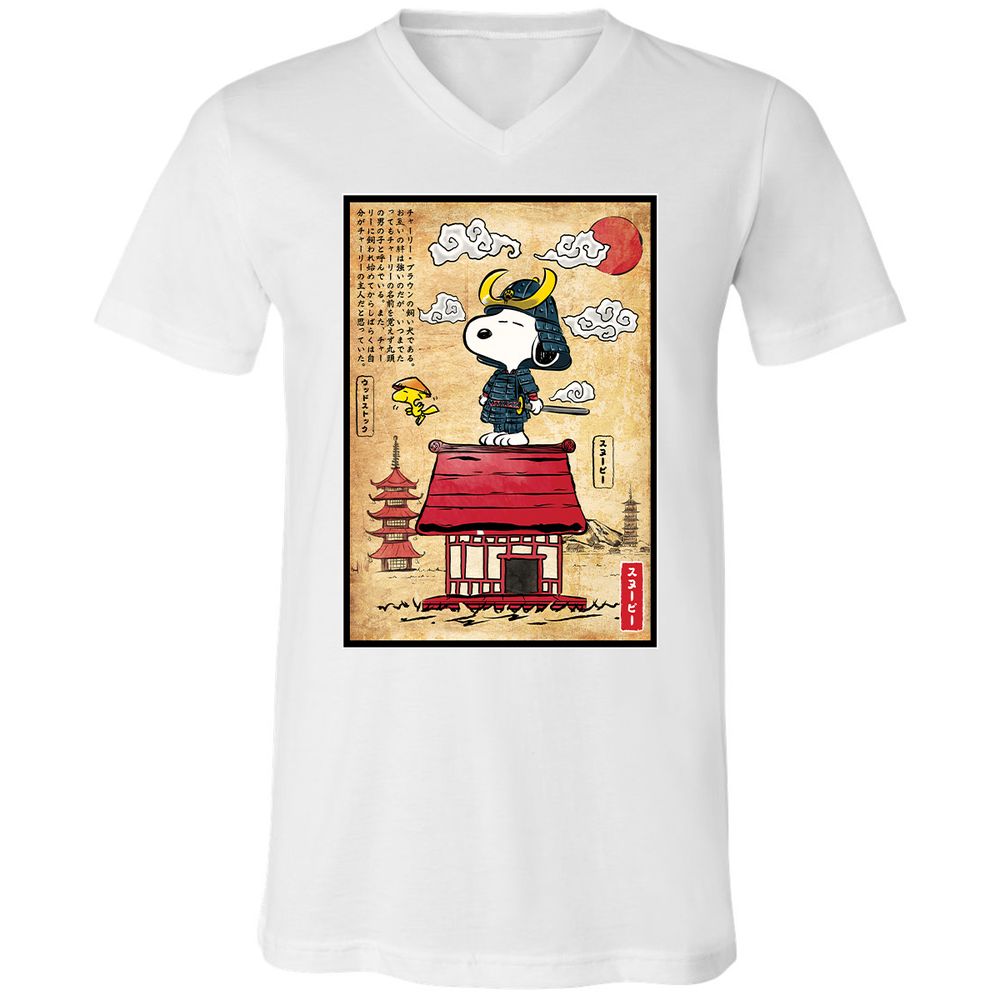 Unisex V-Neck T-Shirt - 49PCRJCS - White - 5