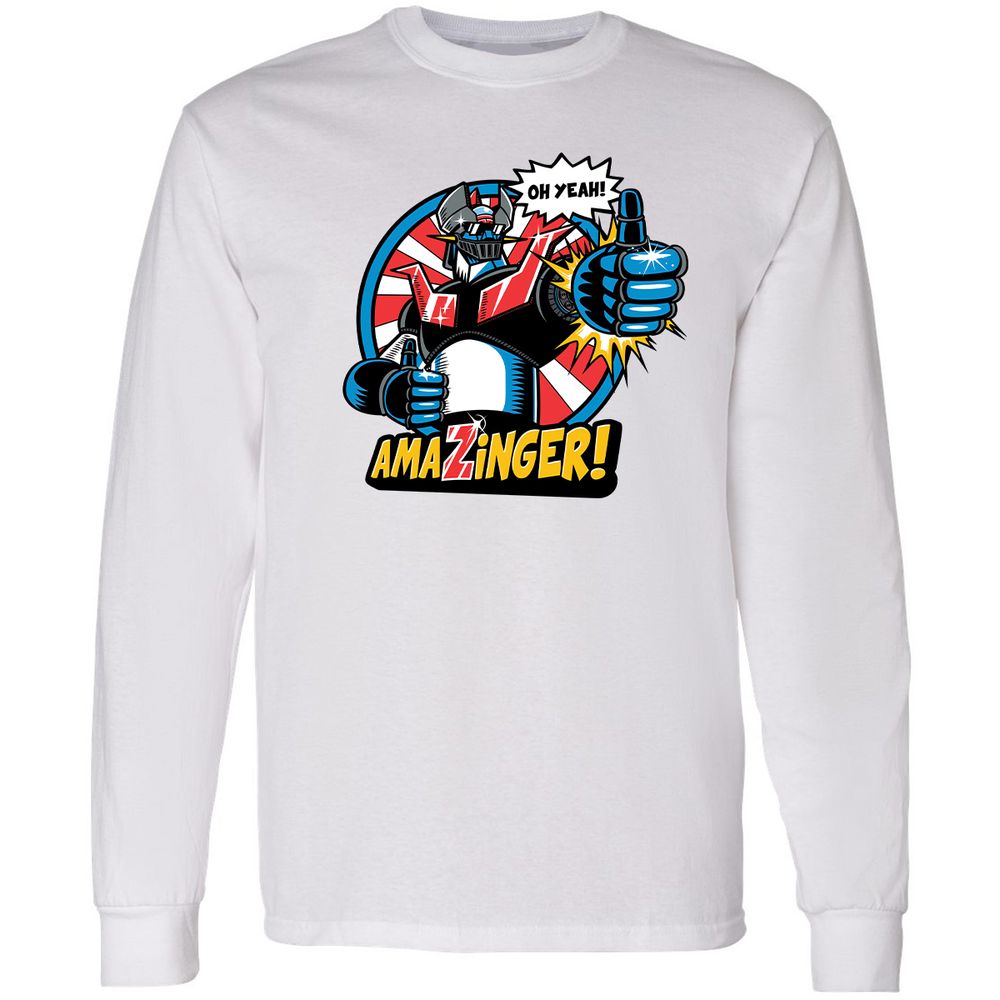 Long Sleeve T-Shirt - W491FDYK - White - 5