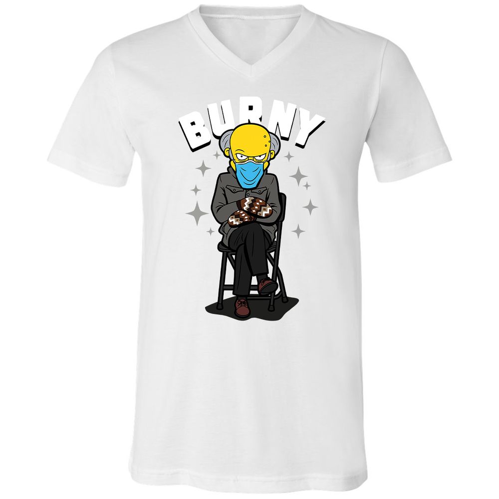 Unisex V-Neck T-Shirt - GCMK9PAW - White - 5