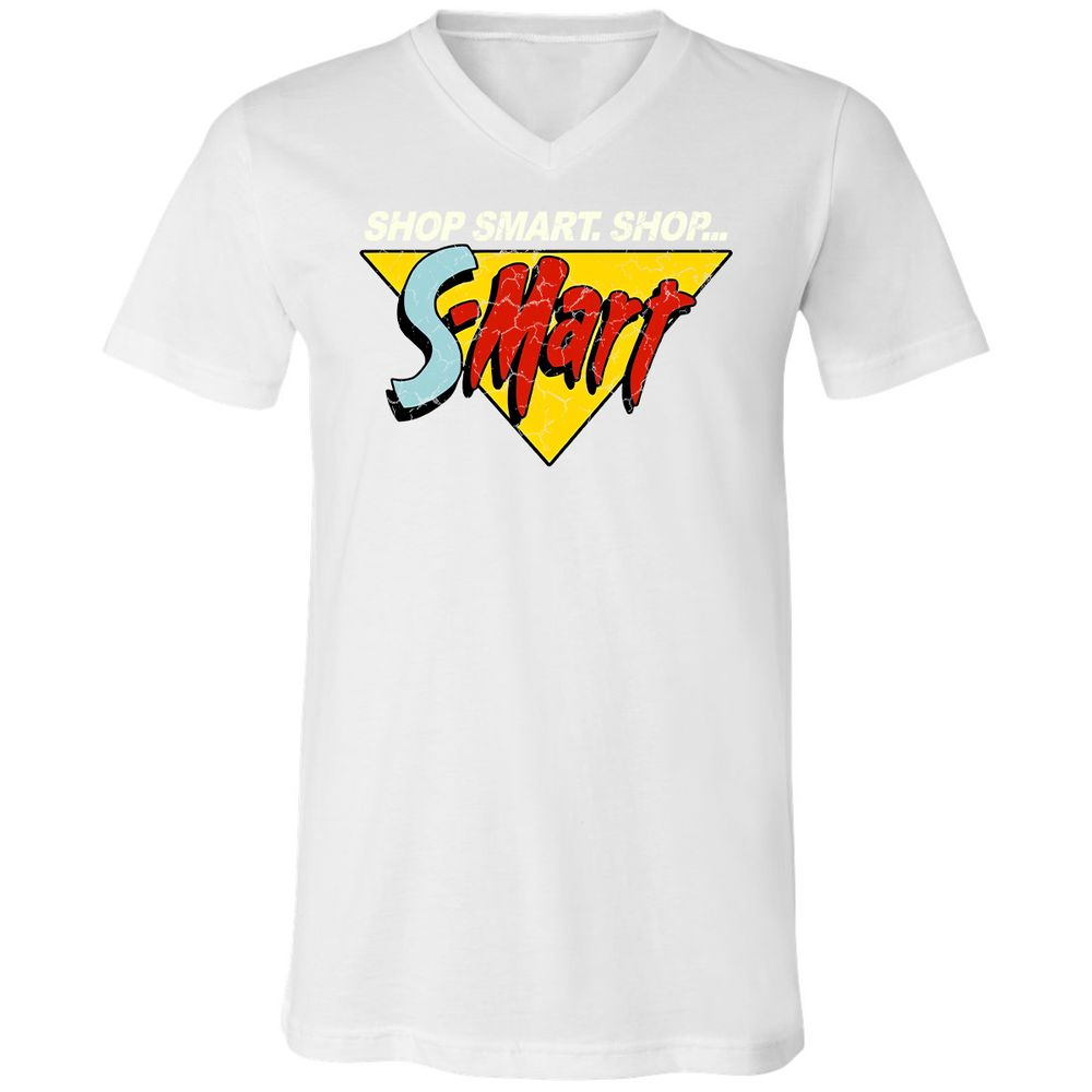 Unisex V-Neck T-Shirt - R8K31SNJ - White - 5