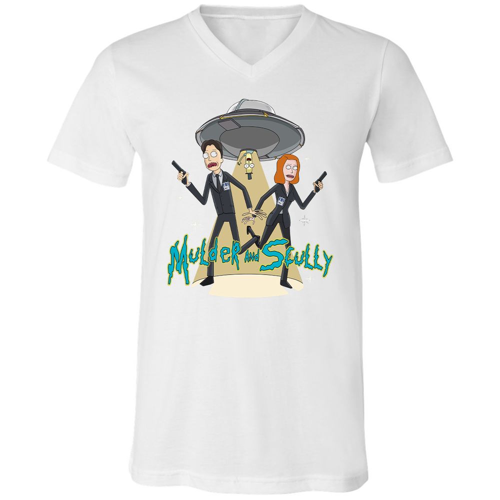 Unisex V-Neck T-Shirt - UBGAG5X2 - White - 5