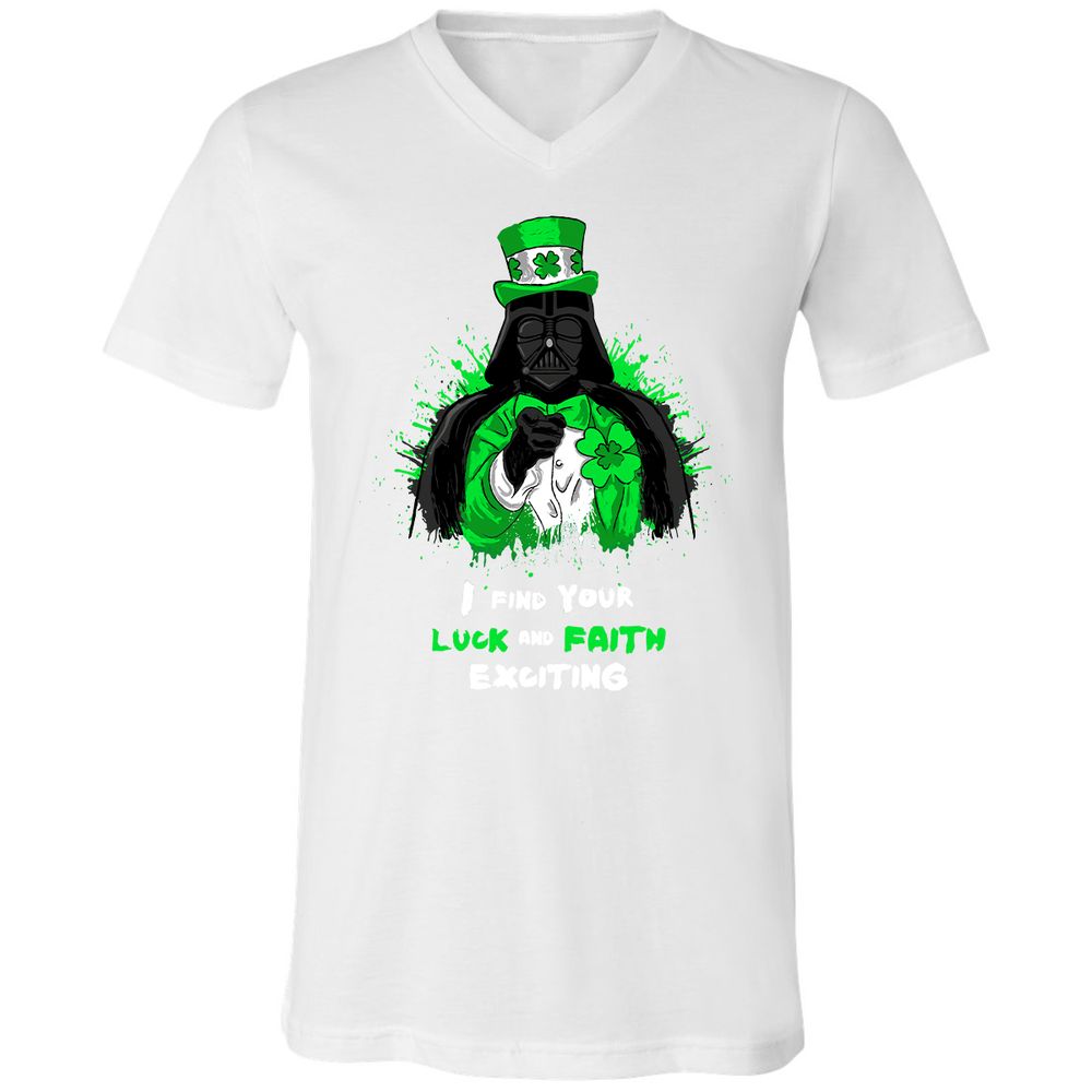 Unisex V-Neck T-Shirt - AVUAW3U3 - White - 5