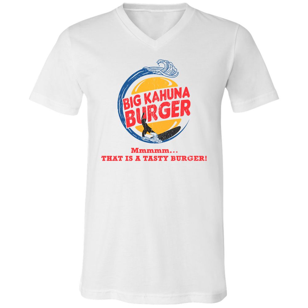 Unisex V-Neck T-Shirt - Z55L6WVY - White - 5