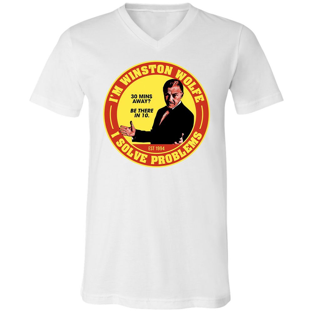 Unisex V-Neck T-Shirt - S2TWLL64 - White - 5