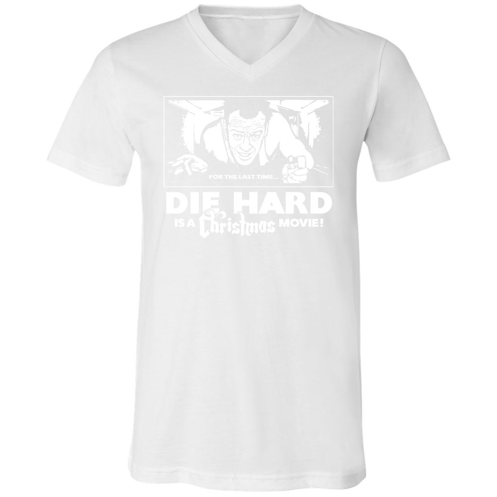 Unisex V-Neck T-Shirt - HDZBUXF8 - White - 5