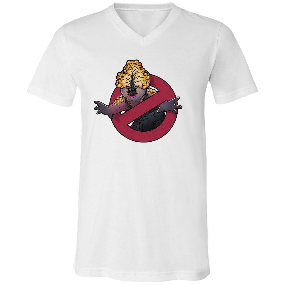 Unisex V-Neck T-Shirt - YRMTJ6NB - White - 5